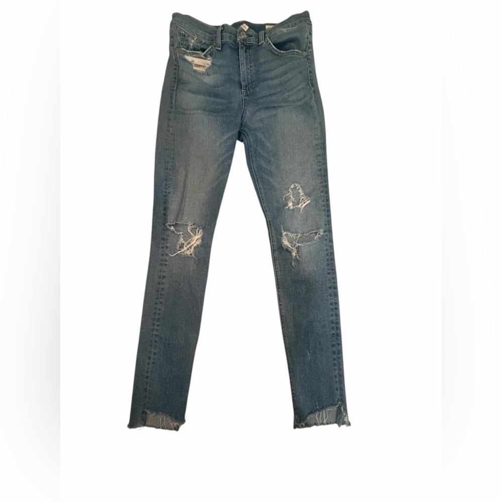 Rag and Bone  Distressed Skinny Jeans in Blue 28 women’s